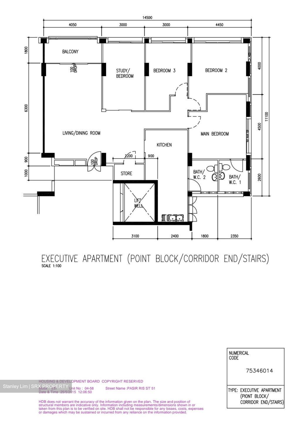 Blk 537 Pasir Ris Street 51 (Pasir Ris), HDB Executive #491769301